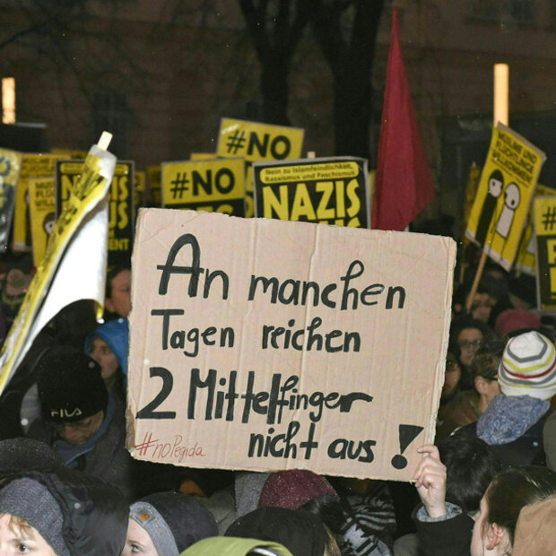 PEGIDA-Demo in Wien