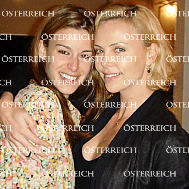 Kerstin Lechner mit Charlize Theron 