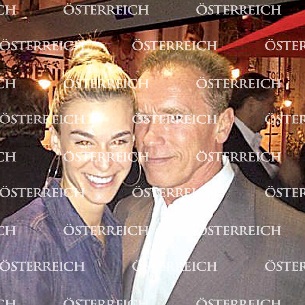 Kerstin Lechner mit Arnold Schwarzenegger