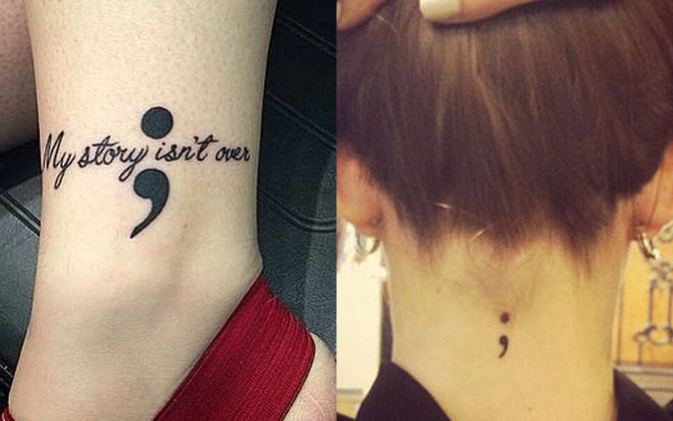 Diese Strichpunkt-Tattoos sollen Leben retten