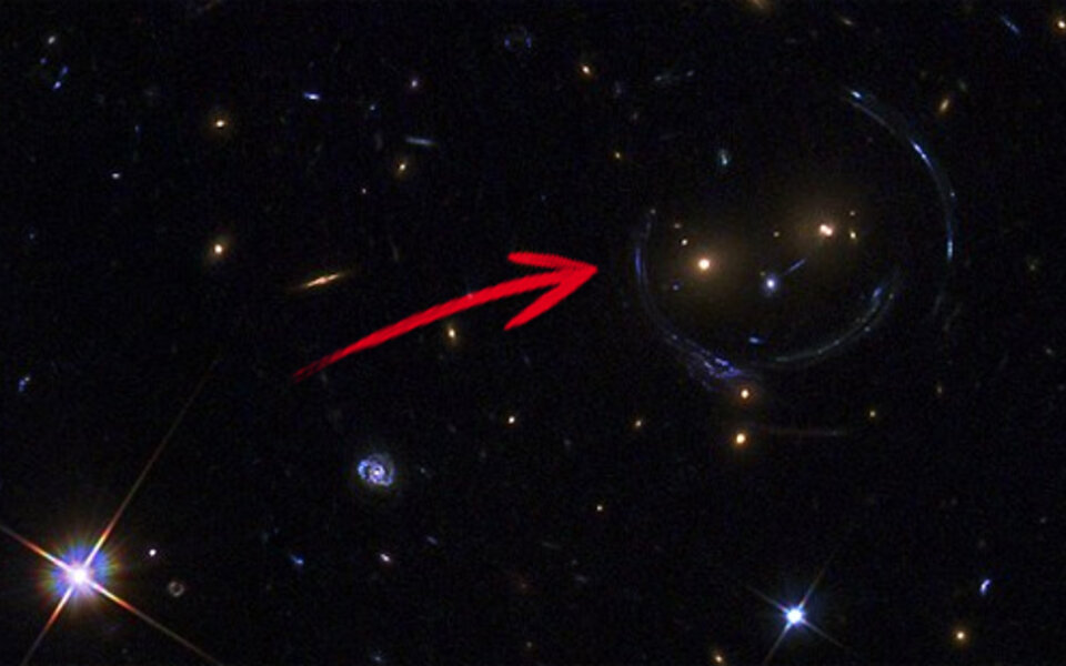 Hubble findet Weltraum-Smiley