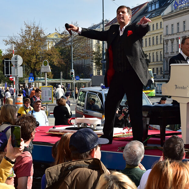 Udo Jürgens-Demo in Wien