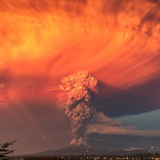 Gewaltiger Vulkanausbruch in Südchile