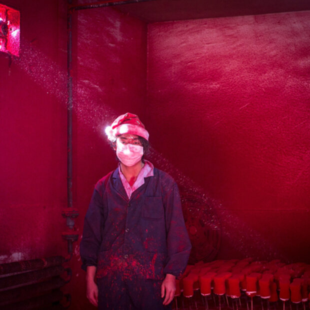 Ronghui Chen, Mitarbeiter einer Fabrik für Weihnachtsschmuck